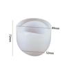 Gypsum Candle Cup Creative Handmade Silicone Mold DIY Aromatherapy Candle Jar Concrete Container Wax Cup Cement Flower Pot Molds