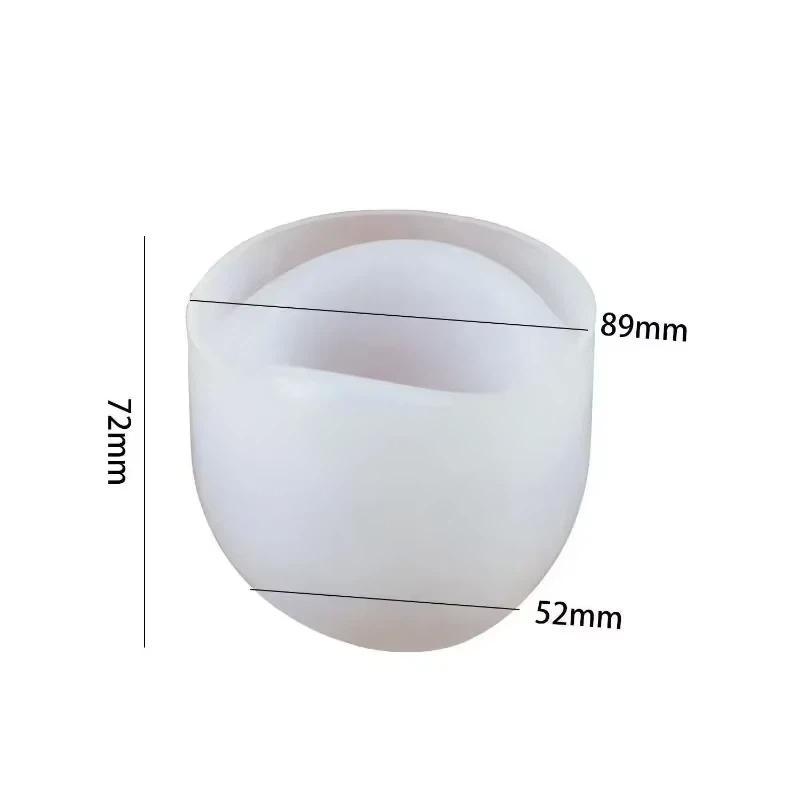 Gypsum Candle Cup Creative Handmade Silicone Mold DIY Aromatherapy Candle Jar Concrete Container Wax Cup Cement Flower Pot Molds