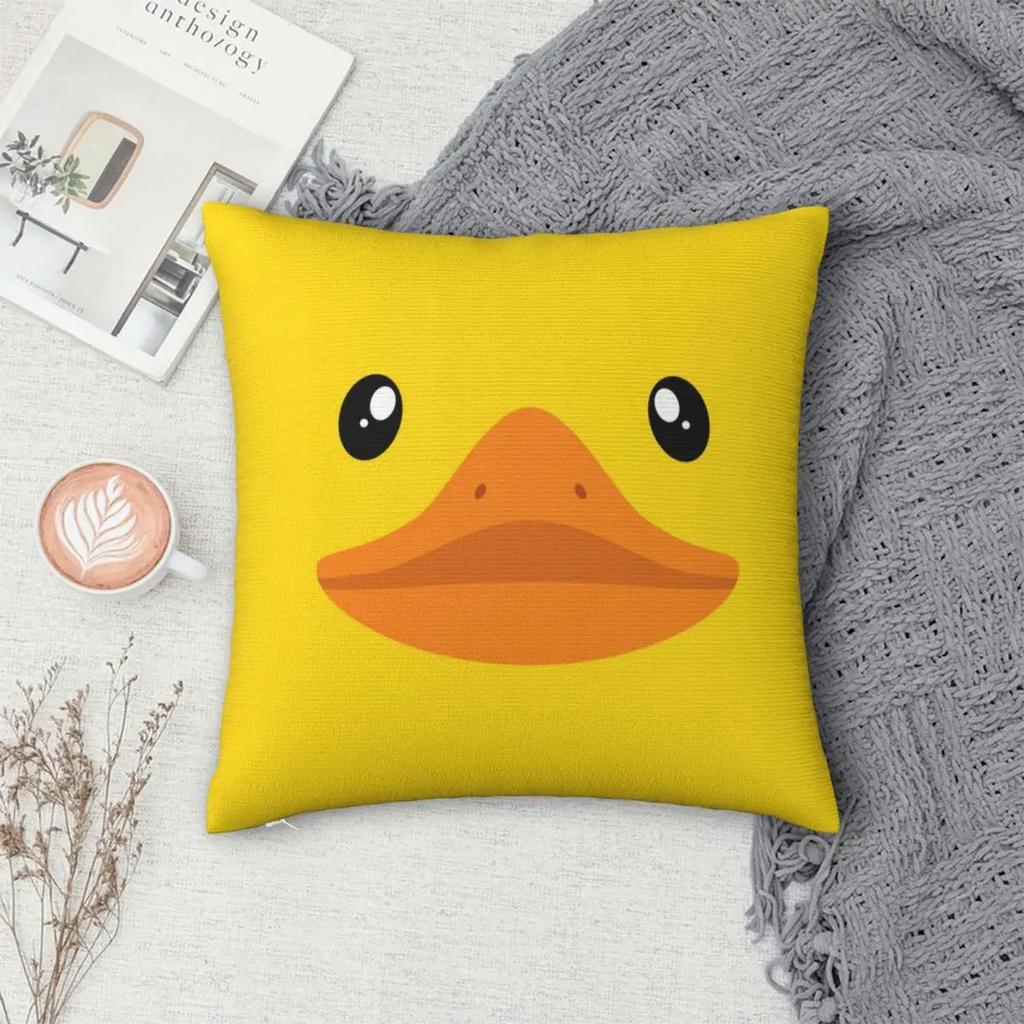 Duck Face Pillowcase Polyester Cushion Cover Decorations Pillow Case Cover Home Square