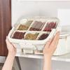 Transparent Octagonal Spice Storage & Dispensing Jar – Food Grade & Sealed for Kitchen Use