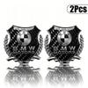 BBJM7 2Pcs 3D Metal BMW Badge Sticker Car Body Decorative Emblem Auto Exterior Accessories For BMW G80 G06 G07 G42 G14 G15 G16 F82 F20
