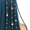 34pcs Butterfly Dreadlocks Beads Dread Locks Hair Braid Tubes Hollow Out Hair Ring  Hair Jewelry