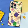 Sewing Scissors Buttons Phone Case For iPhone 17 16 15 14 12 11 13 Pro Max Mini 15 16 Plus 16e 17 Air Bumper Cover