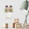 The Entrance Switch of The Cartoon Owl Study Is Pasted with Home Beautification Wall Stickers