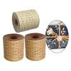 3x Raffia Paper Ribbon Roll Twine Cord String for Day Gift Wrapping Florist Bouquets Projects