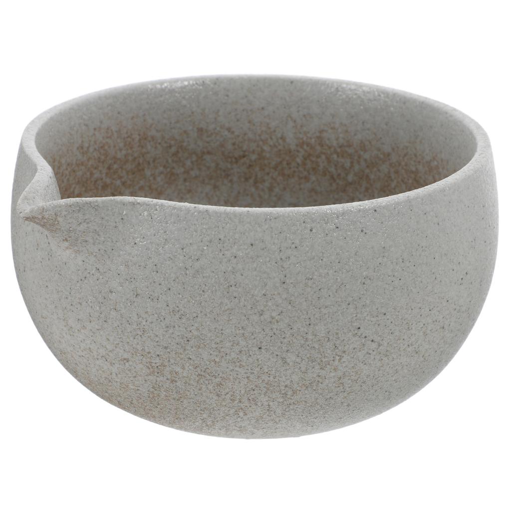 Traditional Japanese Matcha Bowl Spout Ceramic Tea Ceremony Cup 600Ml Longlasting Ceramic Tea Spout Bowl for Home Party Serving