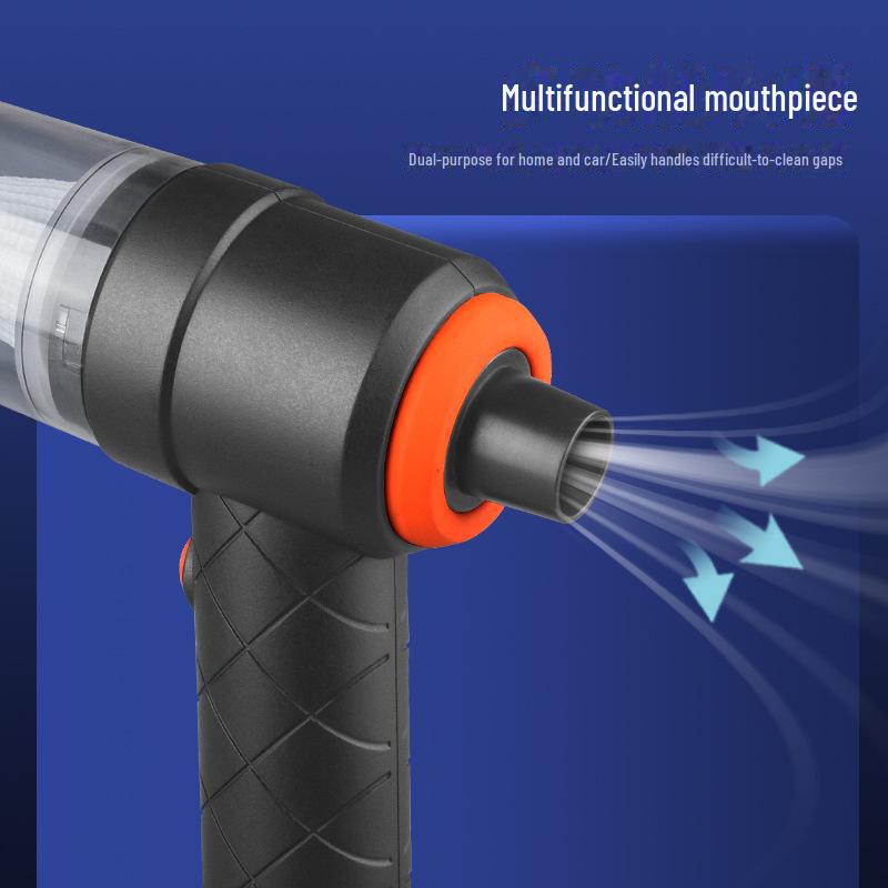 Rechargeable 2-in-1 Handheld Vacuum Cleaner for Car & Motorcycle with Powerful Suction