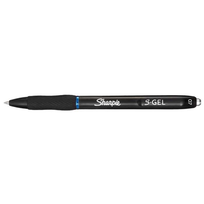 Stylo Encre Gel - SHARPIE - S-GEL - Pointe Moyenne - Bleu - 0,7 Mm