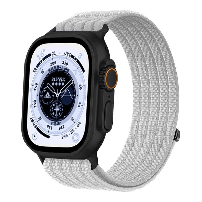 Geflochtenes Nylonarmband für Apple Watch Band Ultra 3 2 49mm 45mm 42mm Armband Iwatch Serie 11 10 9 8 7 6 SE 5 4 38 46 41mm 44mm 40mm