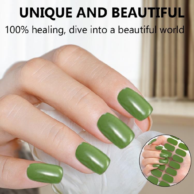 Nail Sticker Waterproof Gels Nail Strips Nail Polish Stickers Manicures Sticker