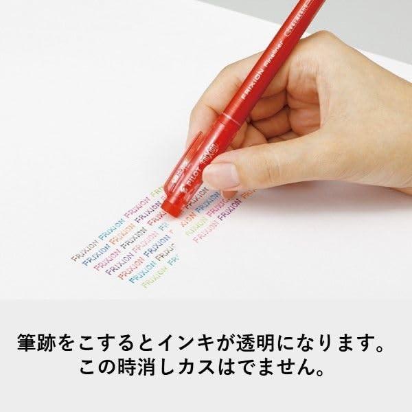 PILOT Color Pen Frixion Fineliner 0.45mm 6 Color Set SFFL72F6C
