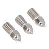 3Pcs 3D Printer Nozzles M6 Copper Plated CHT High Speed Nozzle Replacement Set for Ender 3 V3 SE End