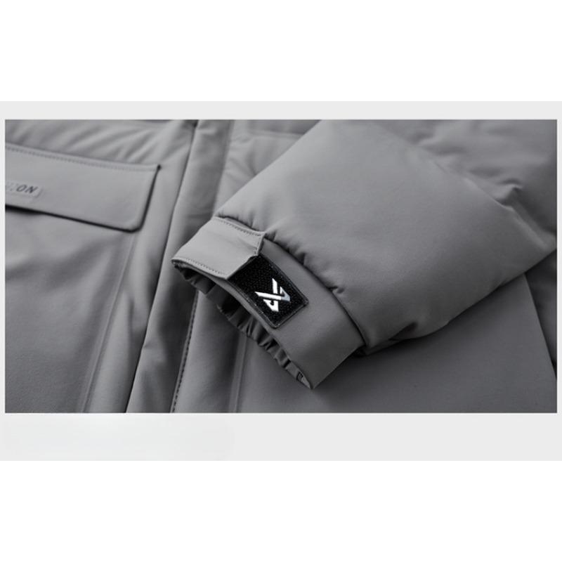 Winter Men's Down Jacket Thickened Warm Mid-length Casual Nikon Jacket for Men