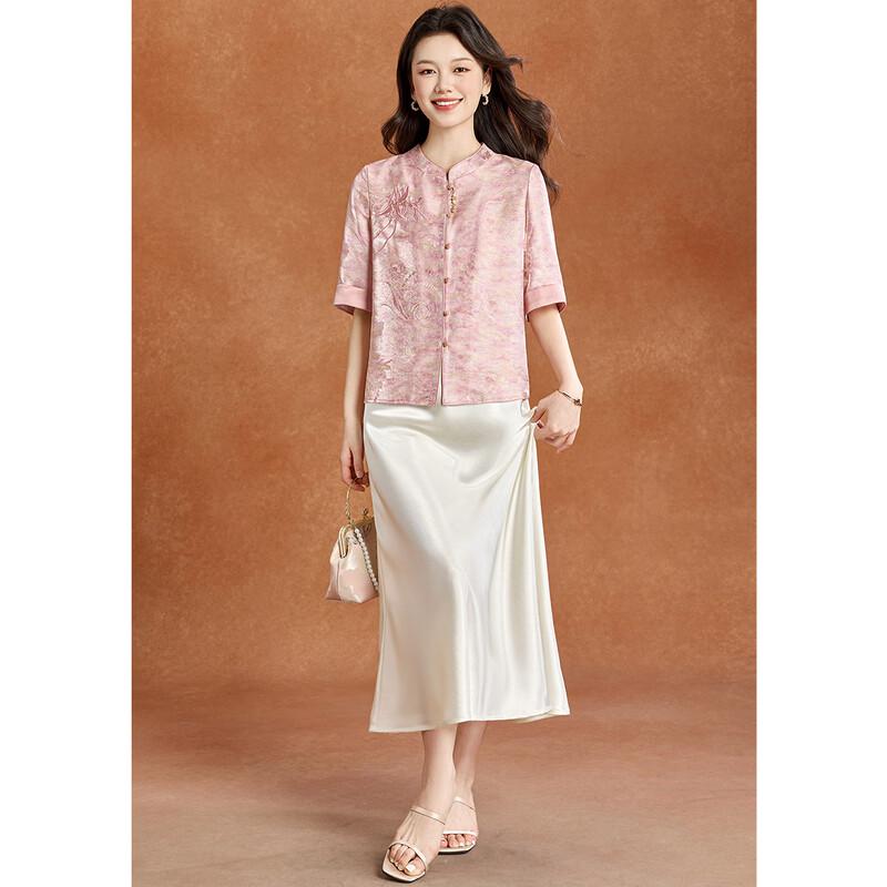New Chinese Style Embroidered Cardigan Shirt