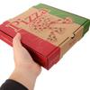 10 Stück Pizza-Aufbewahrungsboxen, 7 Zoll große, faltbare Pizzaschachtel aus Papier für die Lieferung, hält Ihren Kuchen frisch, praktische Aufbewahrungslösung für Pizza