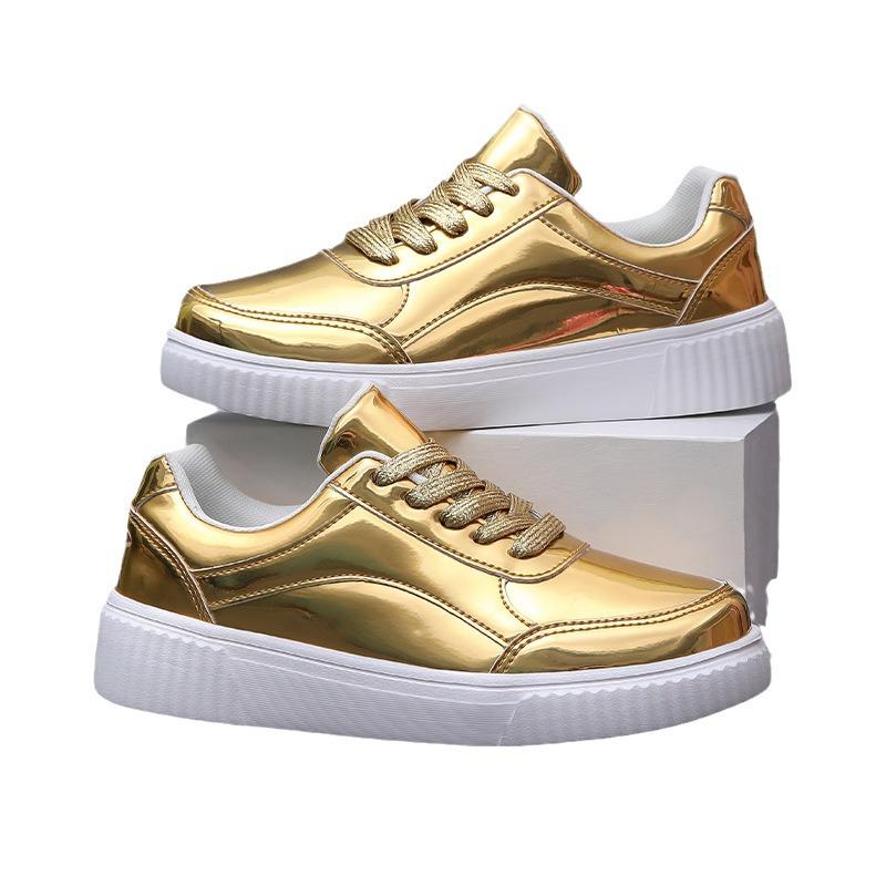 2024 Trendige Pailletten-Sneaker: Atmungsaktive, Leichte, Flache Sohle Freizeit-Sportschuhe