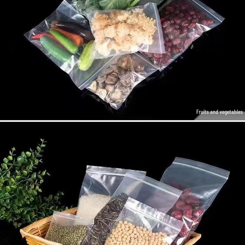 Jednorázové uzavírací sáčky na skladování potravin