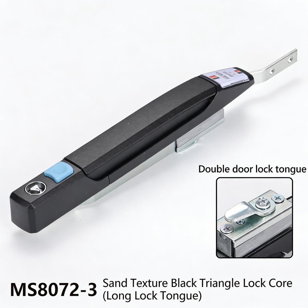 DELER Industrial Cabinet Handle Lock MS8071-72 Stainless Steel Anti-Theft Modern Heaven Earth Linkage Electric Energy Storage