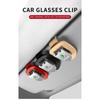 Auto Sun Visor Glasses Box Sunglasses Clip Card Ticket Holder Stand For Skoda Octavia Superb Rapid Kodiaq Karoq Fabia Kamiq Roomster Citigo