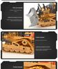2.4G Nine-Channel Remote-Control Tracked Bulldozer 1:24 Alloy Engineering Toy Model