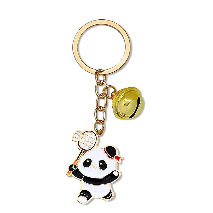 Cute Panda Keychain Pendant - Chinese Style Bag Charm & Earphone Case Accessory Gift