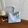 Korean Star Print Women's Tote: Large Capacity Fashion Bag for Summer Commute & Students