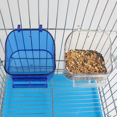 Papageien Badebox Futterschale Käfigzubehör für Wellensittich Kanarienvogel Nymphensittich Agaporniden