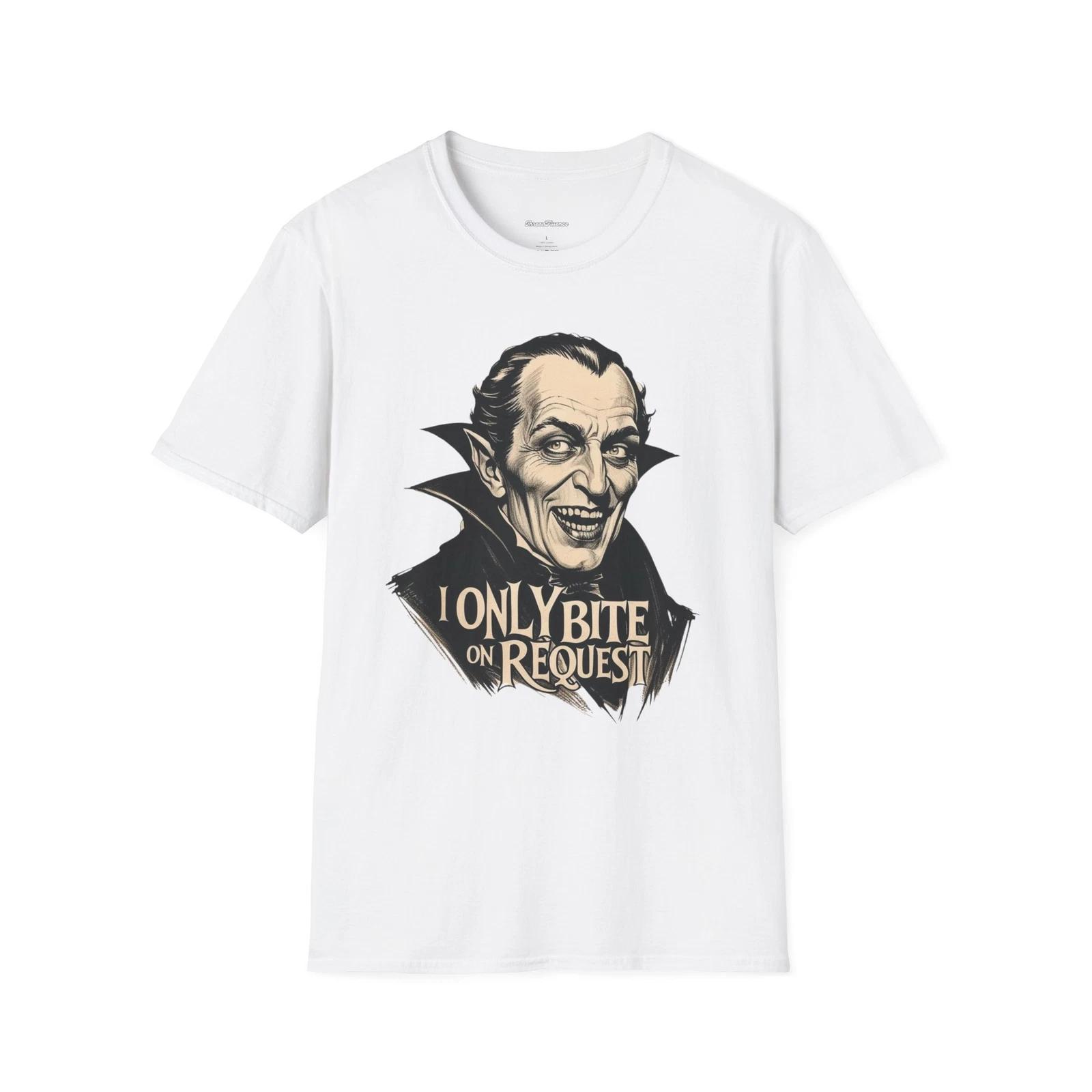 Humorous Dracula Unisex T-Shirt, Blood Type Tee, Funny Vampire Shirt, Halloween 2XL