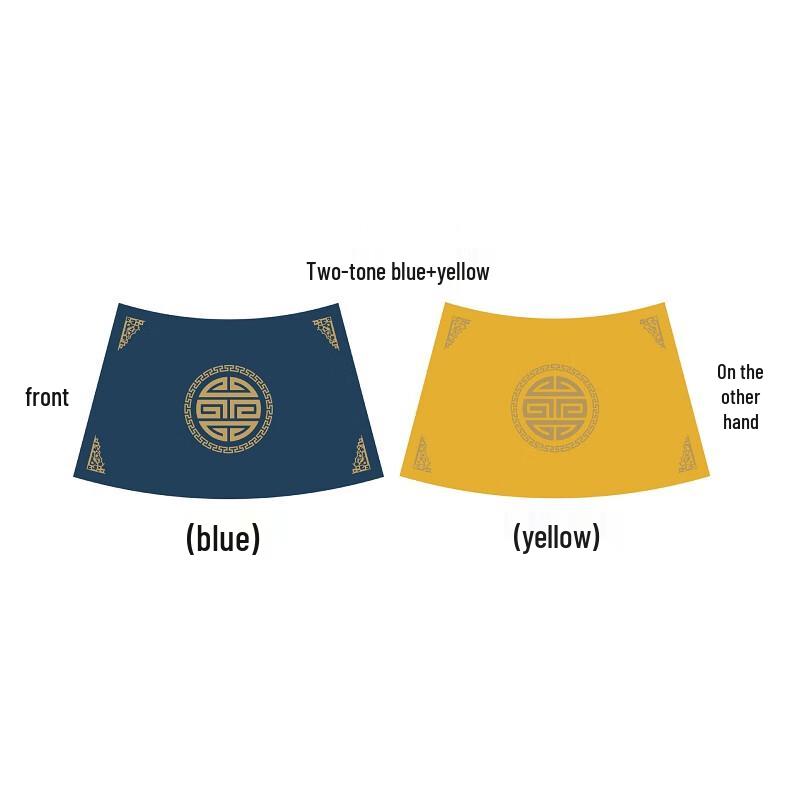 

ZISIZ New Chinese Style Fan-shaped Placemat