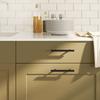 Furniture Handles 20 Pcs Black 96 Mm Stainless Steel