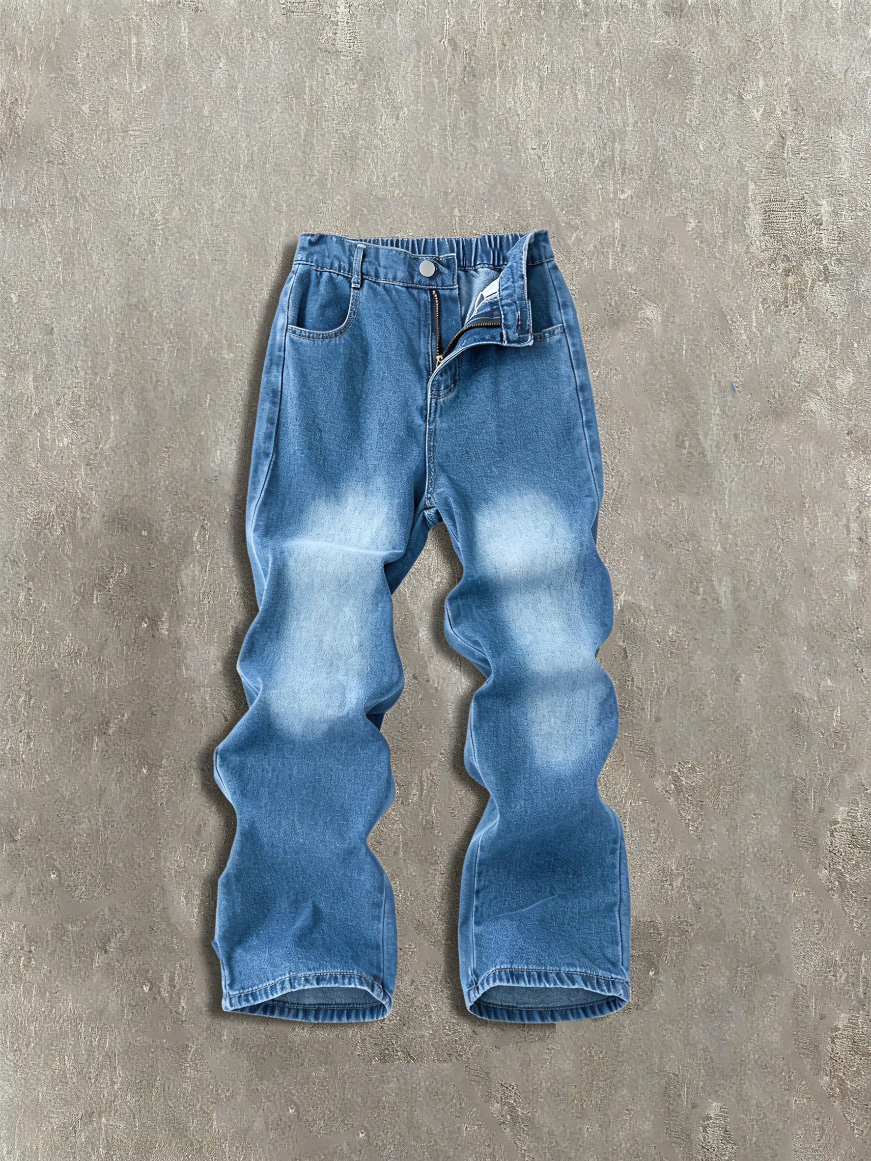 

Boys (Big Kids) Versatile, Comfortable, Straight-Leg Denim Jeans — Ideal for Outdoors, Casual Wear, and Daily Use (Autumn Apparel) 8Y синий