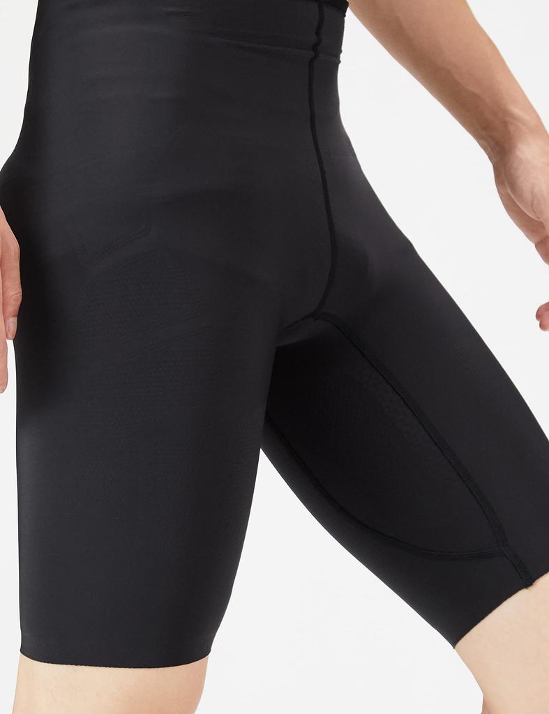 Mizuno Bio Gear Sonic Running and Track Wear, Solid Color Half Tights, Black, Size L (U2MB2531)