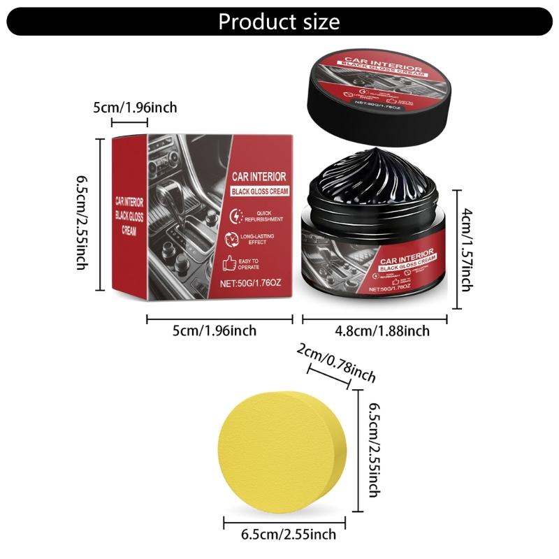 Pasta Restauradora para Interior Automotivo Solução de Detalhamento Para Uso Rápido e Fácil por Proprietários de Carros e Profissionais