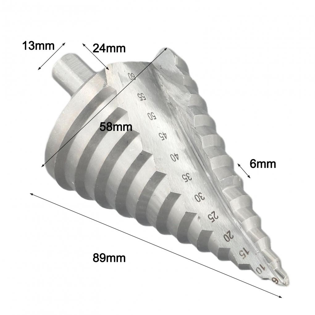 6-60mm Step Drill Bit Ladder Structure Metal Hole Cutter