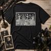 Koszulkę Danse Macabre | Śmierć i Panie | Średniowieczny Szkielet Drzeworyt Koszulka Unisex