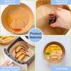 6.3” Small Round Fryer Liners, 2-4 Qt Airfryer Paper Liners, 50Pcs Disposable Parchment Paper For  Fryer – Non-Stick And Oil Proof For Easy