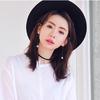 Womens Euramerican Elegant Simple 925 Silver Plated Pearl Long Tassel Ear Studs Earrings Korean Anti-allergy Long Ear Drop Earrings Jewelry