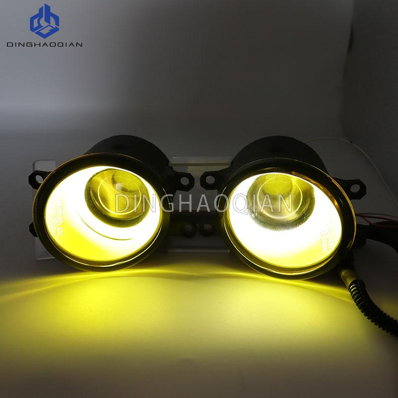 

2 Pieces Car Fog Light LED Angel Eye DRL Daytime Running Lamp H11 12V High Bright For Toyota Wish 2009 2010 2011 2012