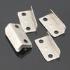 20Pcs Silver Angled Drawer Lock Strike Plate for Home Office Cabinet Cupboard Drawer Door Furniture Connector Hardware Fastener