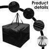 Cushion Storage Bag with Handles Large Capacity Furniture Protective Cover Outdoor Garden Waterproof Dustproof Organizer
