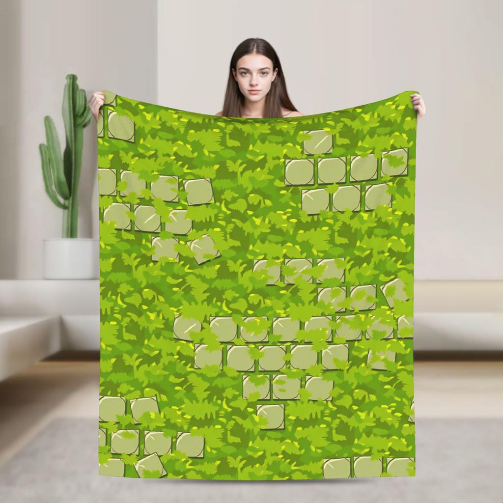 Gras Kampfmatte Wiesenland Grünfläche Decke Warm Weich Neuheit Plüsch Überwurfdecke für Sofa Flanell Tagesdecke Bettbezug