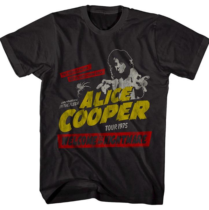 

Alice Cooper Welcome To My Nightmare Tour 1975 Men s T Shirt 3XL