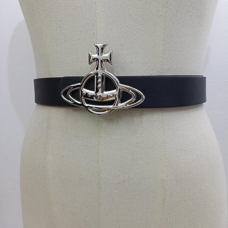 Four Seasons Available New Belt Women'S Leather Fashion Versatile Jeans Belt Decoration With Skirt, Suit, Sweater Waist Cover