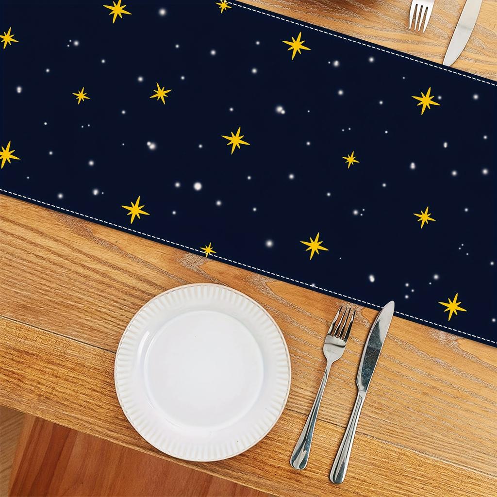 1Pc Christmas Table Decor - Nativity With Table Runner, Wonderful Xmas Small Gift For Religious Folks