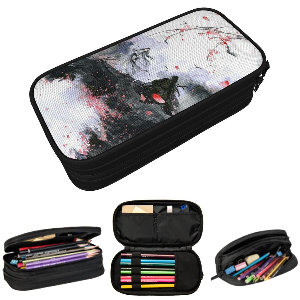 The Untamed WangXian Bunny Mo Dao Zu Shi Pencil Case for Kids School Pen Box Pencil Bag Stationery Supplies Pen Holder Bag