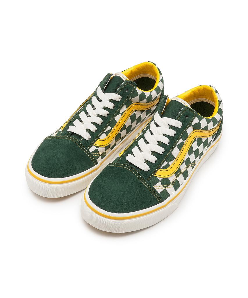 Vans X Rareverse Old Skool - (Artist Collection) Green:Yellow / Vn000Cr502I1