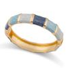 DIEZI 5 Style New Fashion Blue Irregular Enamel Cuff Bangles Hip Hop Geometric Gold Color Wide Bracelet For Women Men Jewelry