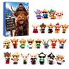 2026 Animal Christmas Advent Calendar Acrylic Blind Box Toy Adults Collectible Holiday Countdown Gift