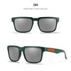 New Color KDEAM Brand Design Men Square Polarized Sunglasses Fashion Women Shades Travel Sun Glasses Reflective Coating Lens