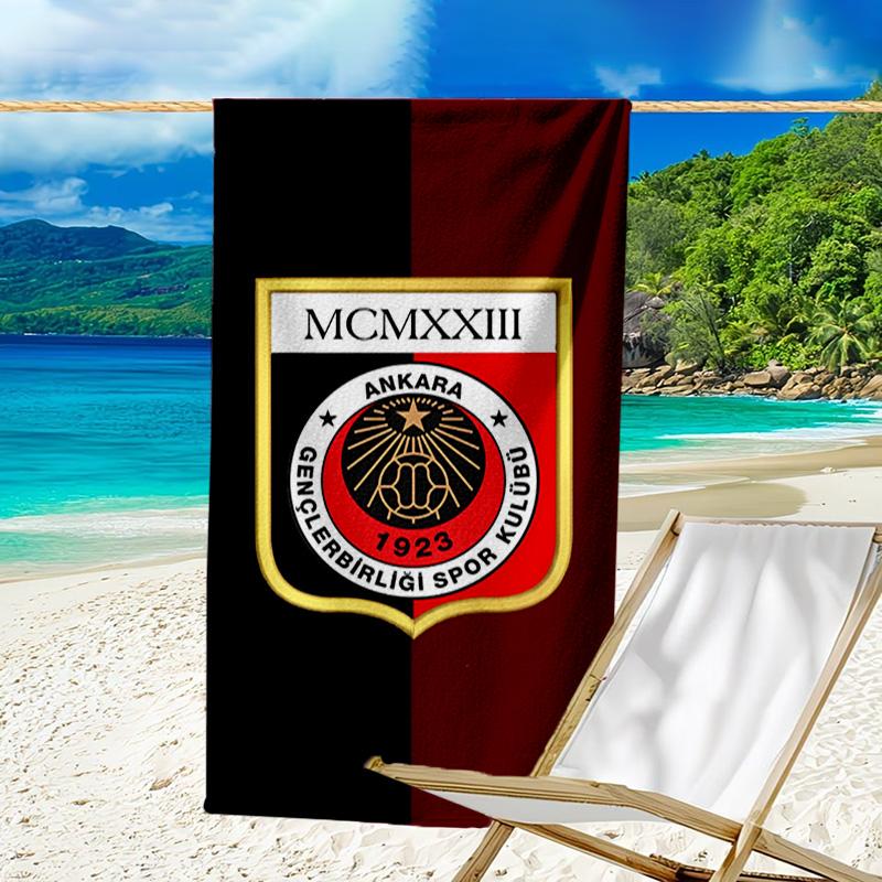 Genkelbigli Club Sports Microfiber Beach Towel, Lightweight And Quick-Dry, for Summer Travel, Beach Essential, Swimming Pool Outdoor